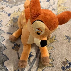 Disney Plush Deer Toy - Orange and Brown